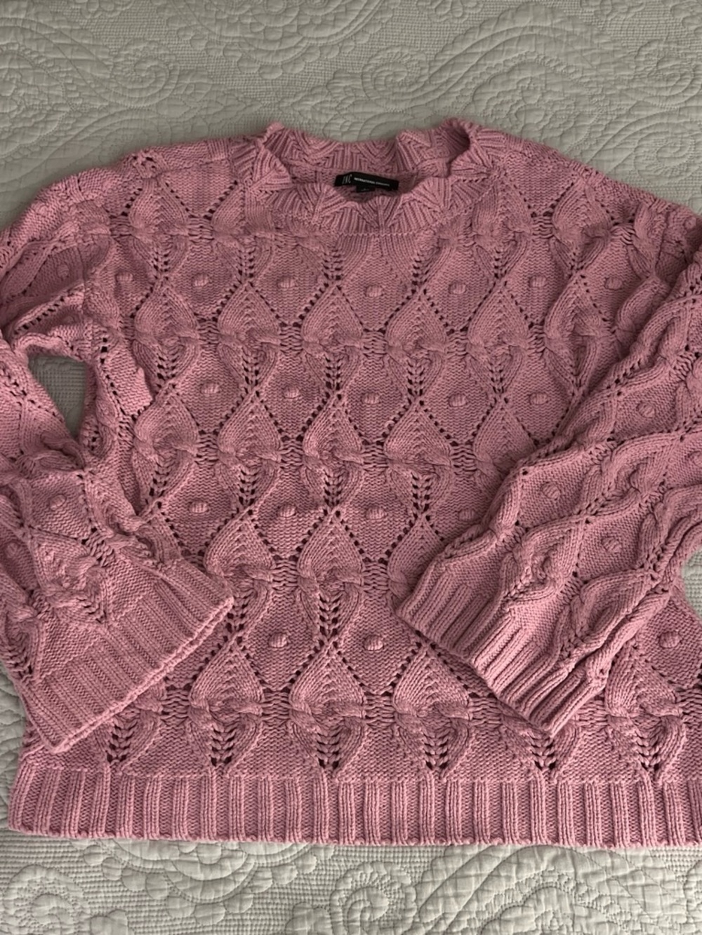 INC international concepts Pink Knit Sweater